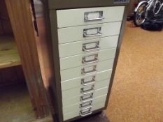 Bisley 10 drawer filing cabinet