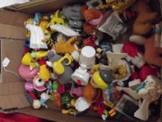 Large collection McDonald's figures, soft toys etc