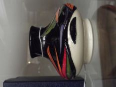 Moorcroft vase, Paradise Found pattern, 8cm,