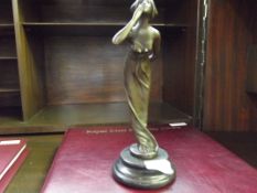 Bronze figure of a lady