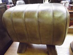 Footstool in the form of a pommel horse