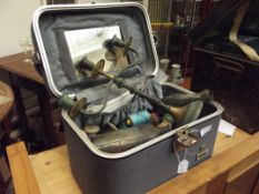 Antler vanity case and contents