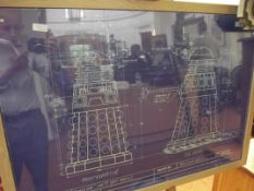 BBC Dr Who blueprint of a Darlek