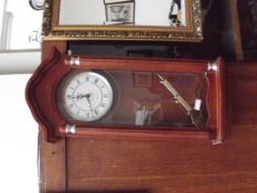 Westminster chime wall clock, battery movement
