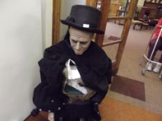 6ft automaton Halloween butler, audio with several