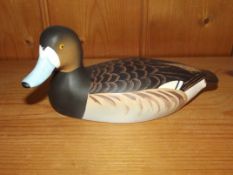 Doulton Duck, Greater Scaup, signed L. Ward