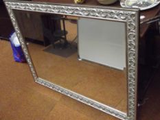 Large guilt framed mirror
