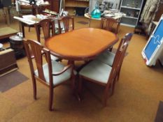 Very good quality extending table and 6 chairs