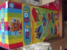 Three shop stock toddlers' Crazy Golf games