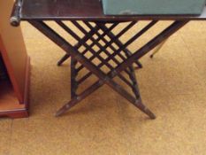 Folding side table