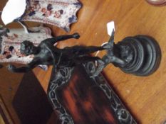Spelter figure. Le Gour