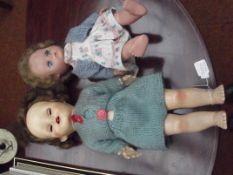 1950's Pedigree electric doll together with one ot
