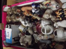 Collection of various figures to include a bisque