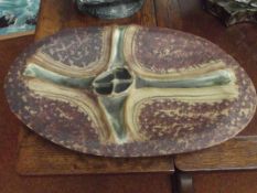 Studio pottery plate