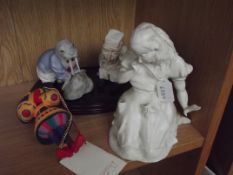 3 Alice in Wonderland figures