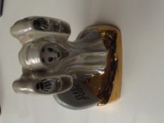 Wade figure of a ghost, modelled by Simon Millard.