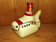 Lorna Bailey teapot, Beatles Yellow Submarine