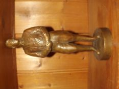 Brass figure of Hitler