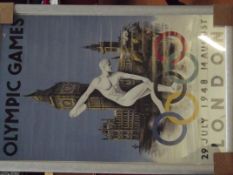 Poster from Olympic Games London 29 July -14 Augus