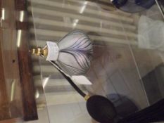 Glasform iridescent scent bottle, signed and initi