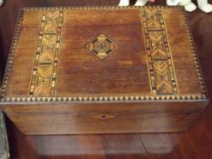 Victorian inlaid box