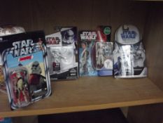 4 boxed Star Wars figures