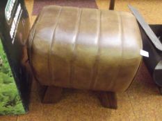 Footstool in the form of a pommel horse