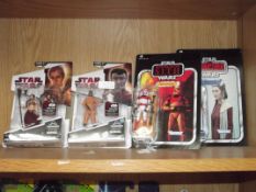 4 boxed Star Wars figures