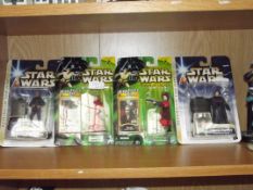 4 boxed Star Wars figures