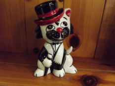 Lorna Bailey Fireside Cat figure
