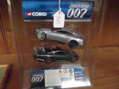 Two Corgi James Bond model cars