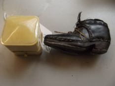 Ivory ring case together with a Victorian pin cush