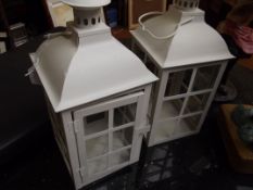 Two outdoor lamps