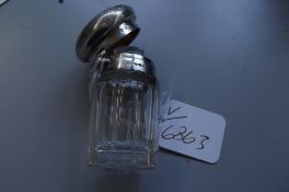 Silver art deco scent bottle together with a Nazi