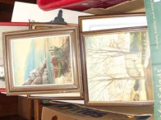 Various prints, pictures and paintings