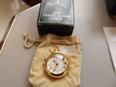 Roger Lascelles fob travel clock alarm in the form