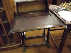 Metamorphic oak bureau cum side table