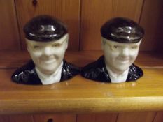 Lorna Bailey salt and pepper pots in the form of F