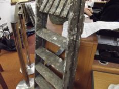 Pair of wooden step ladders