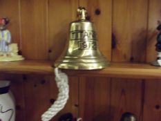 Reproduction Titanic brass bell