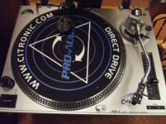 Citronic turntable