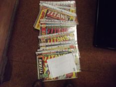 Collection twenty one Titans comics
