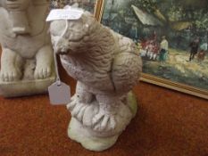 Stoneware garden eagle