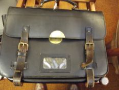 Leather briefcase