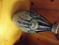 Moorcroft vase in the Peacock Parade pattern