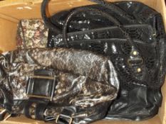 Various ladies handbags