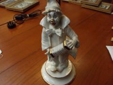 Ceramic figure of a clown