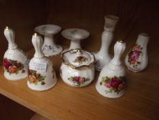 Collection of Royal Albert and other examples