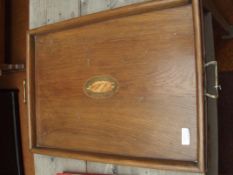 Inlaid serving tray