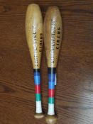 2 juggling stick's